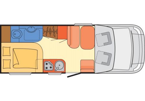 Autocaravana Perfilada DETHLEFFS Advantage T6601 modelo 2017 de Ocasión