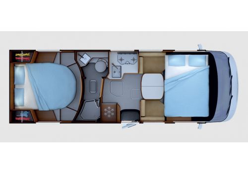 Autocaravana Integral RAPIDO 8086 DF Modelo 2023 de Ocasión