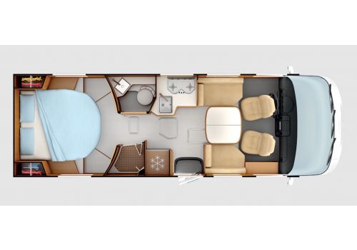 Autocaravana Integral RAPIDO 8096 DF Modelo 2023 de Ocasión