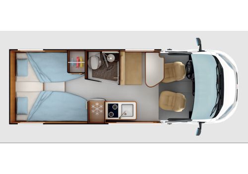 Furgoneta Cámper RAPIDO V68 Modelo 2023 de Ocasión