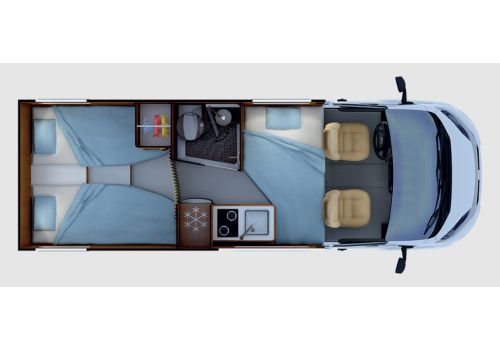 Furgoneta Cámper RAPIDO V68 Modelo 2023 de Ocasión