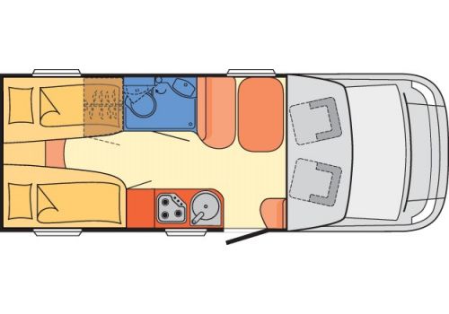 Autocaravana Perfilada DETHLEFFS Advantage T6611 modelo 2018 de Ocasión