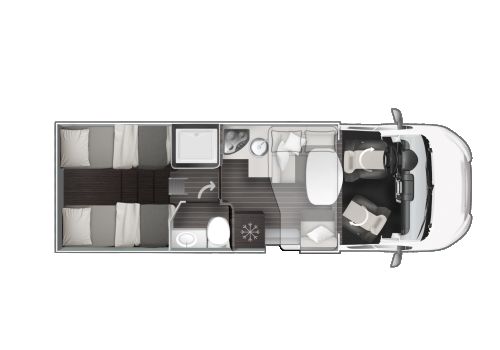 Autocaravana Perfilada ROLLER TEAM Kronos 284 TL de Ocasión