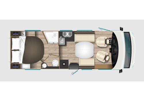 Autocaravana Integral ITINEO MC740 Modelo 2023 de Ocasión
