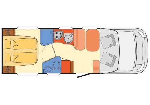 Autocaravana Perfilada DETHLEFFS Advantage T6651 modelo 2017 de Ocasión