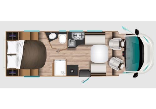 Autocaravana Perfilada ITINEO PM740 Modelo 2022 de Ocasión
