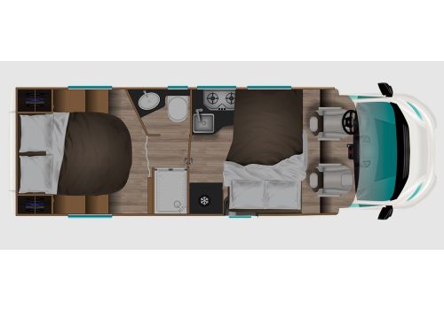 Autocaravana Perfilada ITINEO PM740 Modelo 2022 de Ocasión