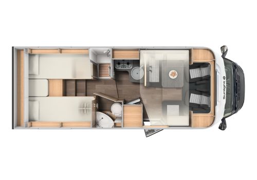 Autocaravana Perfilada SUNLIGHT T68 Adventure Edition de Ocasión