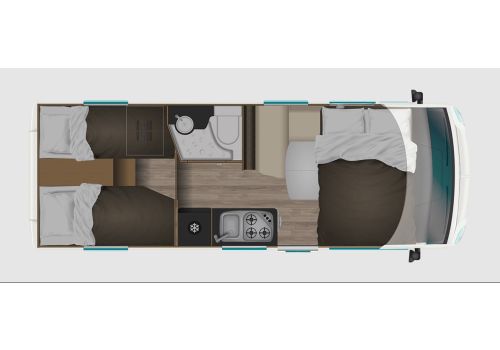 Autocaravana Integral ITINEO CJ660 Modelo 2023 de Ocasión
