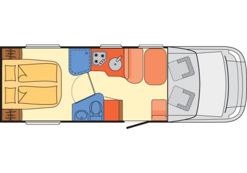 Autocaravana Perfilada DETHLEFFS Advantage T7051 modelo 2018 Nueva en Venta