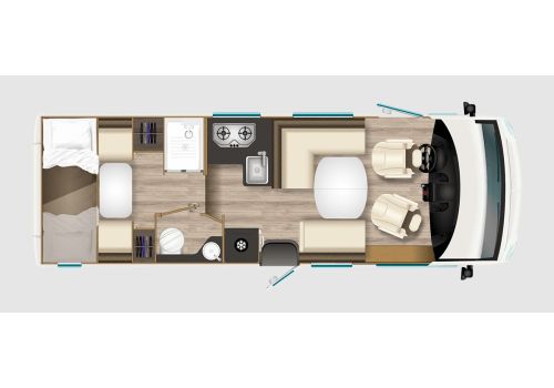 Autocaravana Integral ITINEO SB740 Spirit Edition Modelo 2023 Nueva en Venta