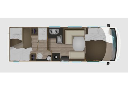 Autocaravana Integral ITINEO SB740 Spirit Edition Modelo 2023 Nueva en Venta