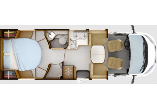 Autocaravana Perfilada RAPIDO 686F Modelo 2023 de Ocasión