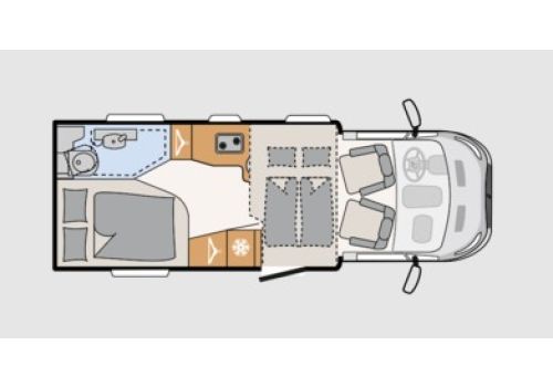 Autocaravana Perfilada DETHLEFFS Just Go T6905 Modelo 2023 de Ocasión