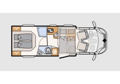 Autocaravana Perfilada DETHLEFFS Just T7052 DBM Modelo 2023 de Ocasión