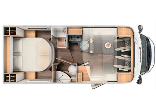 Autocaravana Perfilada SUNLIGHT T69S de Ocasión