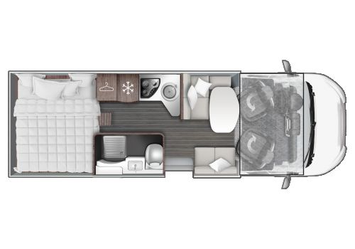 Autocaravana Capuchina ROLLER TEAM Kronos 290 M de Ocasión