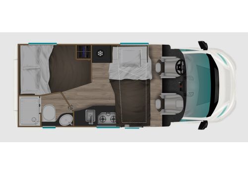 Autocaravana Perfilada ITINEO PF600 Modelo 2023 de Ocasión