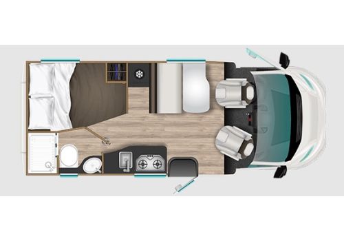 Autocaravana Perfilada ITINEO PF600 Modelo 2023 de Ocasión