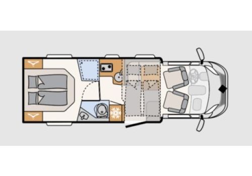 Autocaravana Perfilada DETHLEFFS Just T7052 DBM de Ocasión