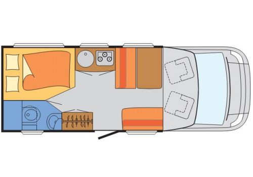 Autocaravana Perfilada SUNLIGHT T-63 modelo 2016 de Ocasión
