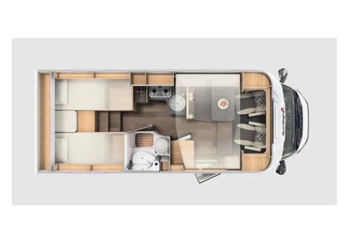 Autocaravana Perfilada SUNLIGHT T 67 S de Ocasión