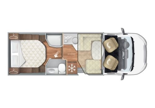 Autocaravana Integral ROLLER TEAM Zefiro 265 INT de Ocasión