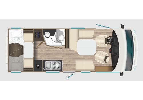 Autocaravana Integral ITINEO CS660 Modelo 2023 Nueva en Venta