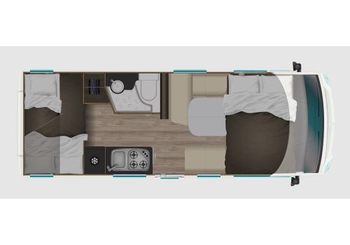 Autocaravana Integral ITINEO CS660 Modelo 2023 Nueva en Venta