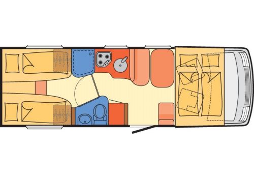 Autocaravana Integral DETHLEFFS Advatange I7051EB modelo 2018 de Ocasión