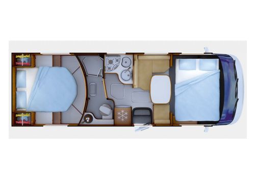 Autocaravana Integral RAPIDO I90 DISTINCTION de Ocasión