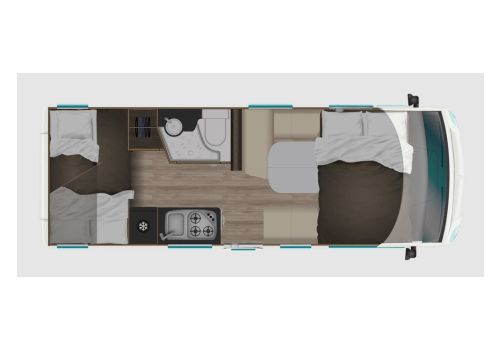 Autocaravana Integral ITINEO CS660 Modelo 2023 de Ocasión
