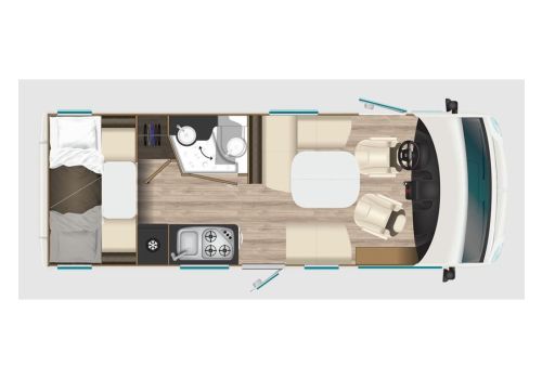Autocaravana Integral ITINEO CS660 Modelo 2023 de Ocasión