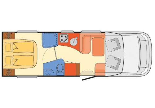 Autocaravana Perfilada DETHLEFFS Esprit T7150-2 DBM modelo 2019 de Ocasión