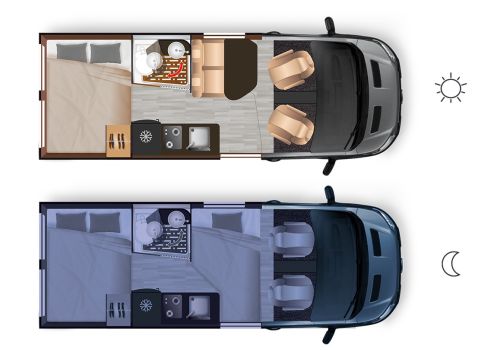 Furgoneta Cámper DREAMER D51 Select Modelo 2024 Nueva en Venta