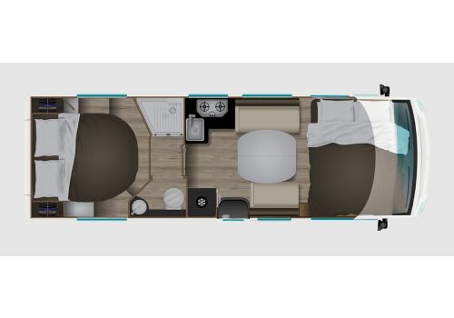 Autocaravana Integral ITINEO MC740 Spirit Edition Modelo 2024 de Ocasión