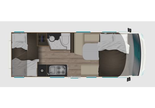 Autocaravana Integral ITINEO CS660 Modelo 2024 de Ocasión