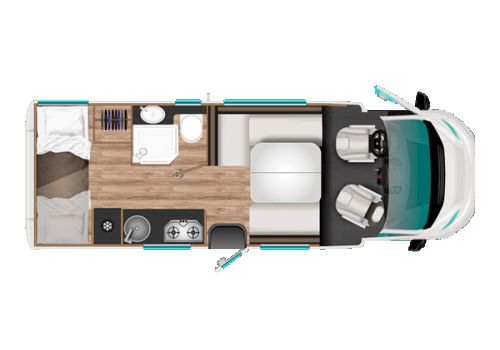 Autocaravana Perfilada ITINEO PS700 Modelo 2024 de Ocasión