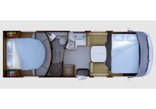 Autocaravana Integral RAPIDO 8096DF Modelo 2024 Nueva en Venta
