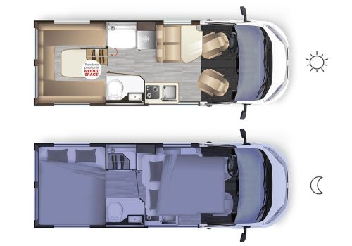 Furgoneta Cámper DREAMER Living Van Select Modelo 2024 de Ocasión