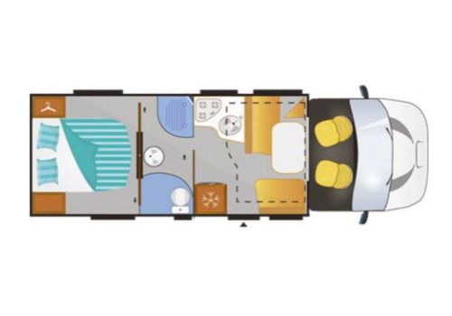 Autocaravana Perfilada CHALLENGER Genesis 388 EB de Ocasión