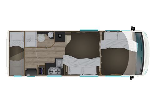 Autocaravana Integral ITINEO SB700 Modelo 2023 de Ocasión