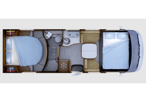 Autocaravana Integral RAPIDO M96 Alde Modelo 2024 de Ocasión