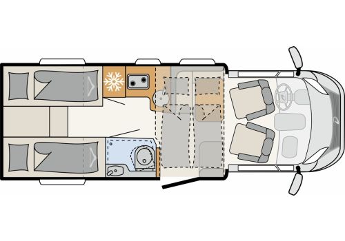 Autocaravana Perfilada DETHLEFFS JUST T6812 de Ocasión
