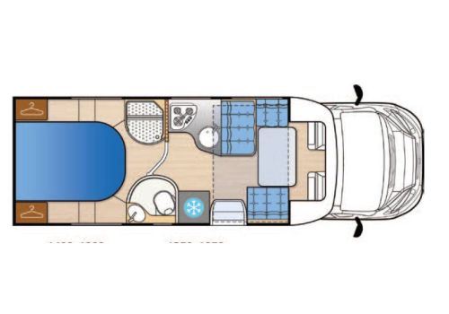 Autocaravana Perfilada MC LOUIS MC4-74G de Ocasión