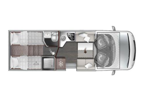 Autocaravana Integral ROLLER TEAM Zefiro 287 Integral de Ocasión