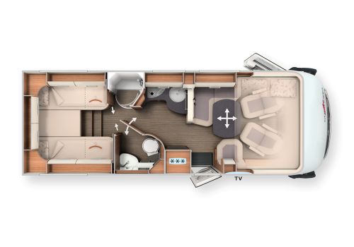 Autocaravana Integral CARTHAGO C-tourer I 145 RB LE Superior de Ocasión