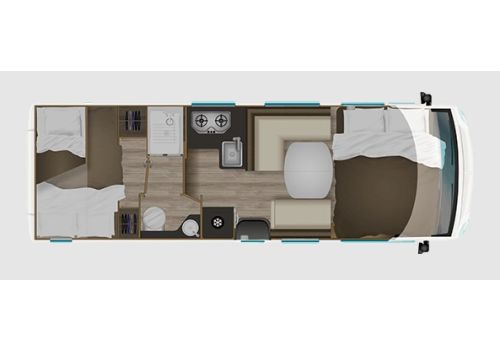Autocaravana Integral ITINEO SB740 Spirit Edition Modelo 2024 Nueva en Venta
