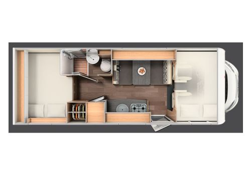 Autocaravana Capuchina SUNLIGHT A 70 de Ocasión
