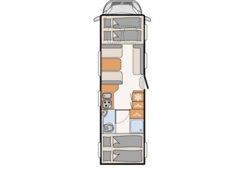 Autocaravana Capuchina DETHLEFFS Trend A 7877-2 Modelo 2019 de Ocasión